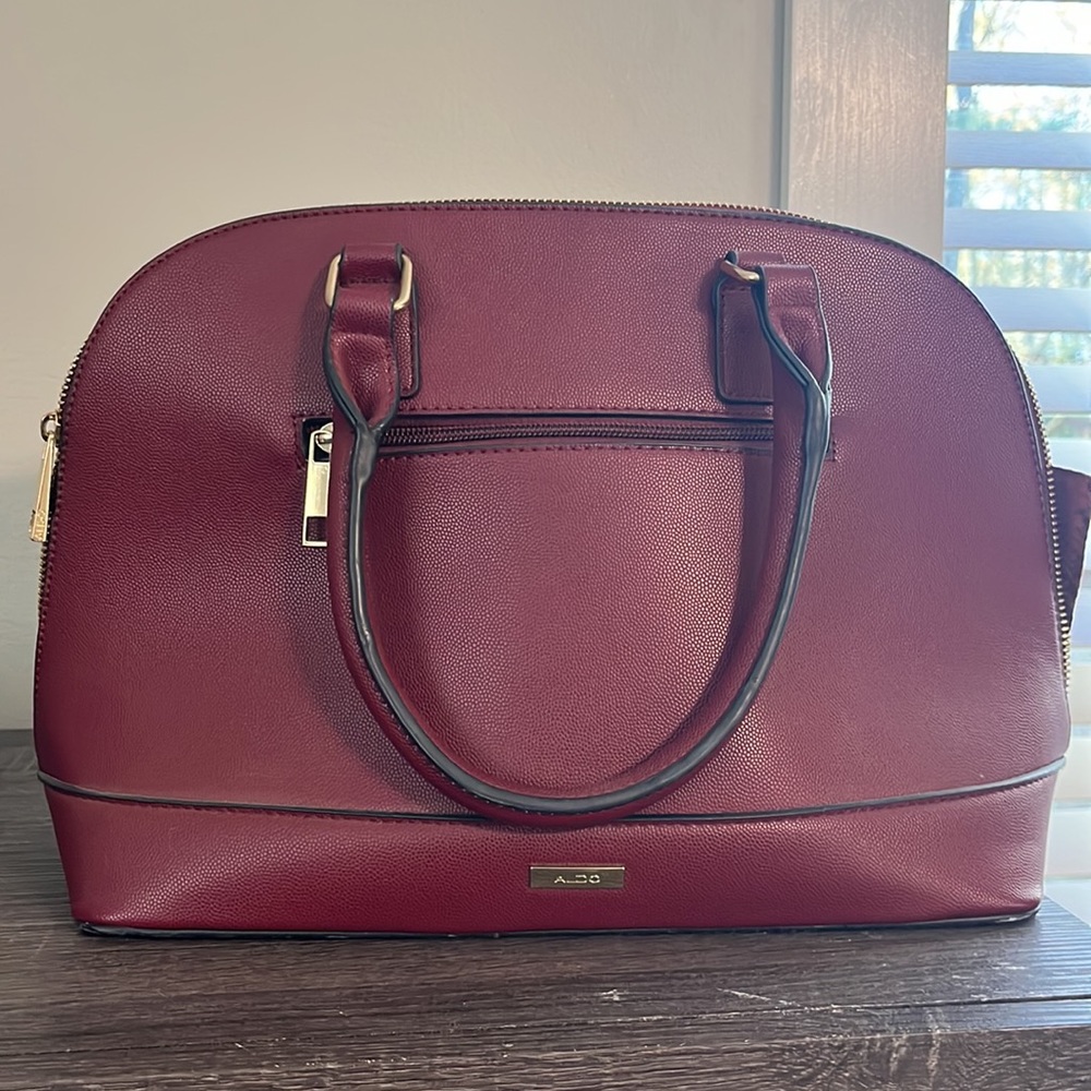 Aldo burgundy handbag - Picture 2 of 5